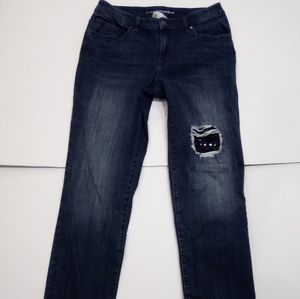 chico's platinum denim boyfriend jeans